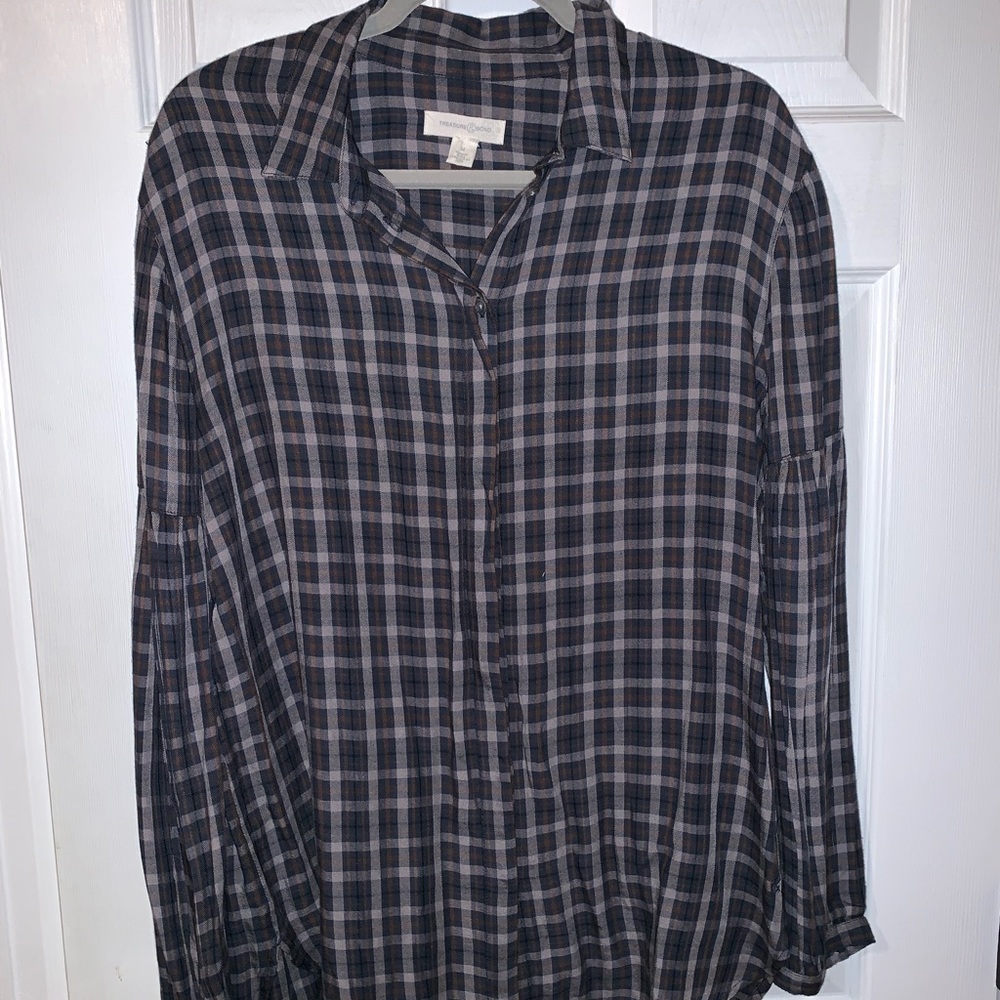 Treasure & Bond Flannel Top